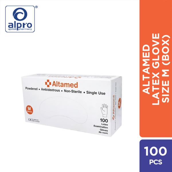 Altamed Latex Gloves M 100S